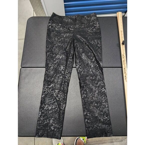 Nic + Zoe Black Animal Print Leggings - Picture 3 of 7